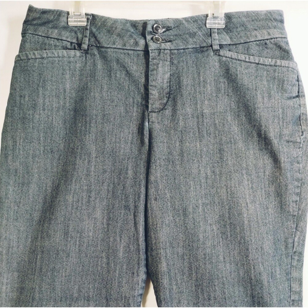 Lee Pants Women's 12S Regular Fit Straight Leg Mid Rise Pockets Zip Career